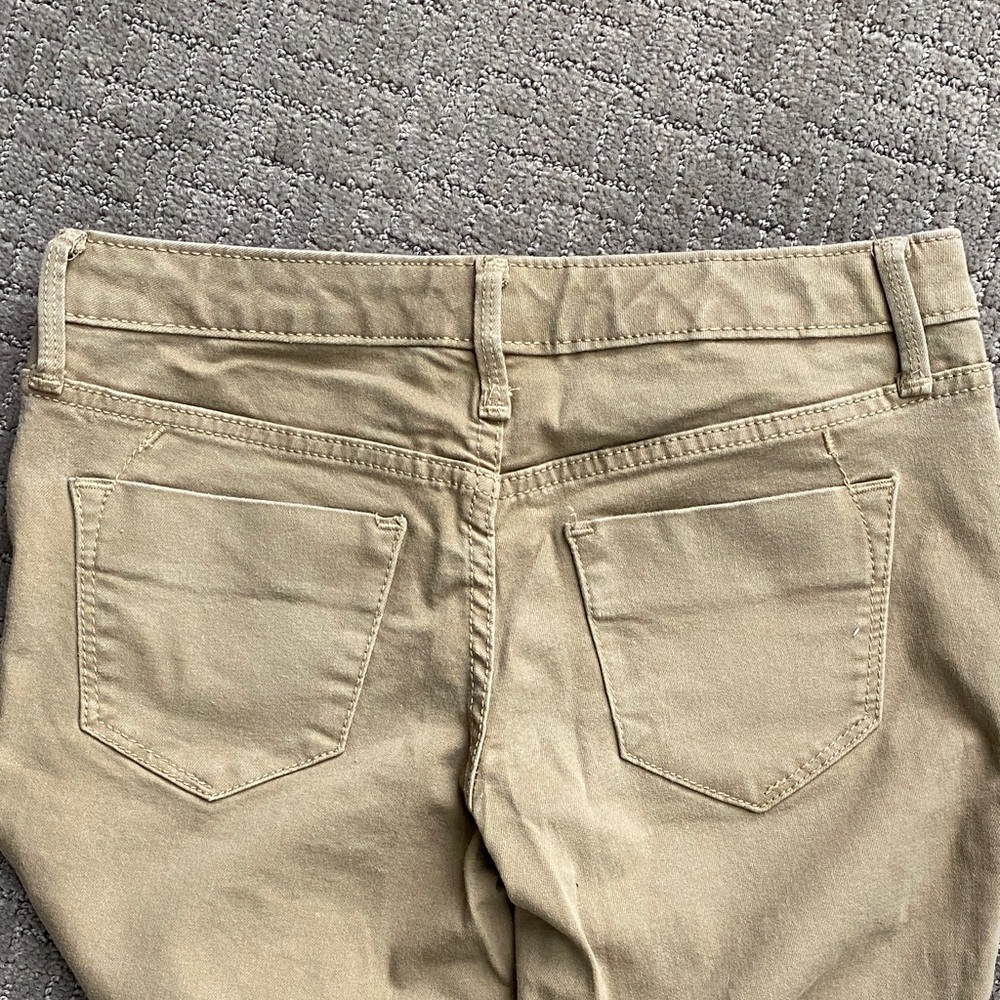 Mossimo Supply Co. Khaki Denim Leggings - Picture 3 of 6